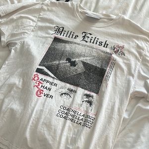 BILLIE EILISH COACHELLA TEE HAPPIER THAN EVER